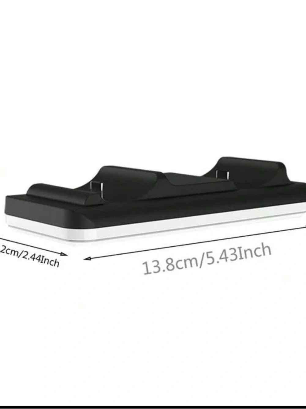 Dual Charging Dock for PS5 Controllers - White/Black